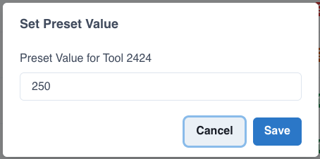 Tool Life Monitoring Settings